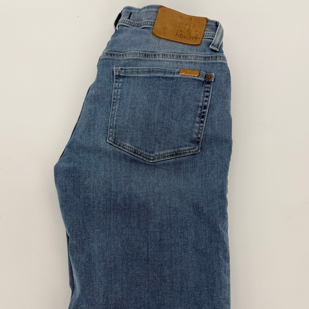 Fidelity Denim Jimmy Slim Straight Leg Jeans Mens 31 Medium Wash Blue Pants